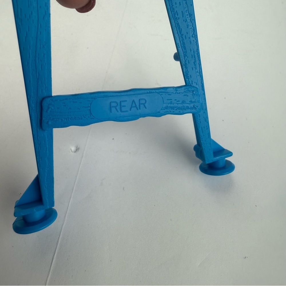 Mouse Trap 1994 Milton Bradley Rear Legs Blue ONLY Replacement Piece for stairs - Picture 3 of 3